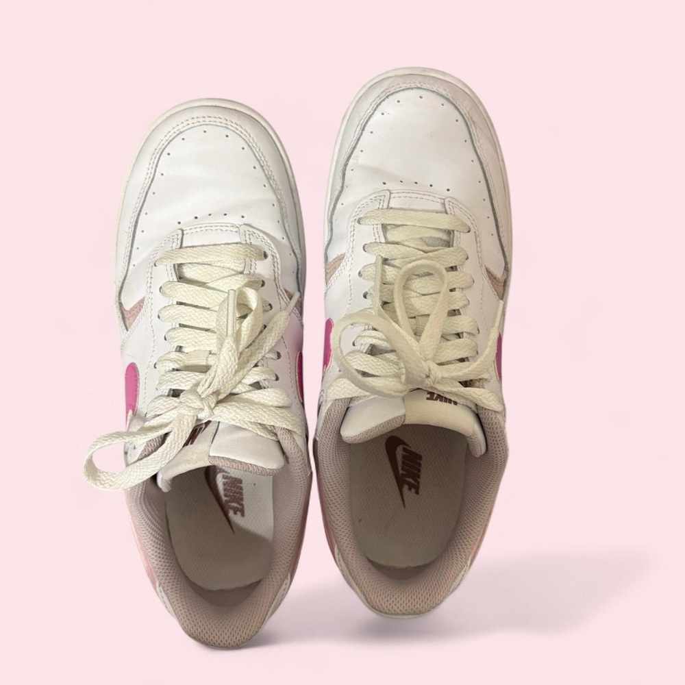 Nike Women's Gamma Force Athletic Shoes in White and Pink